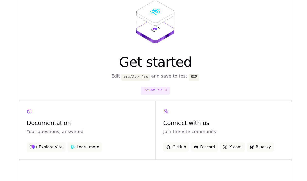 Initial UI state captured during browser testing